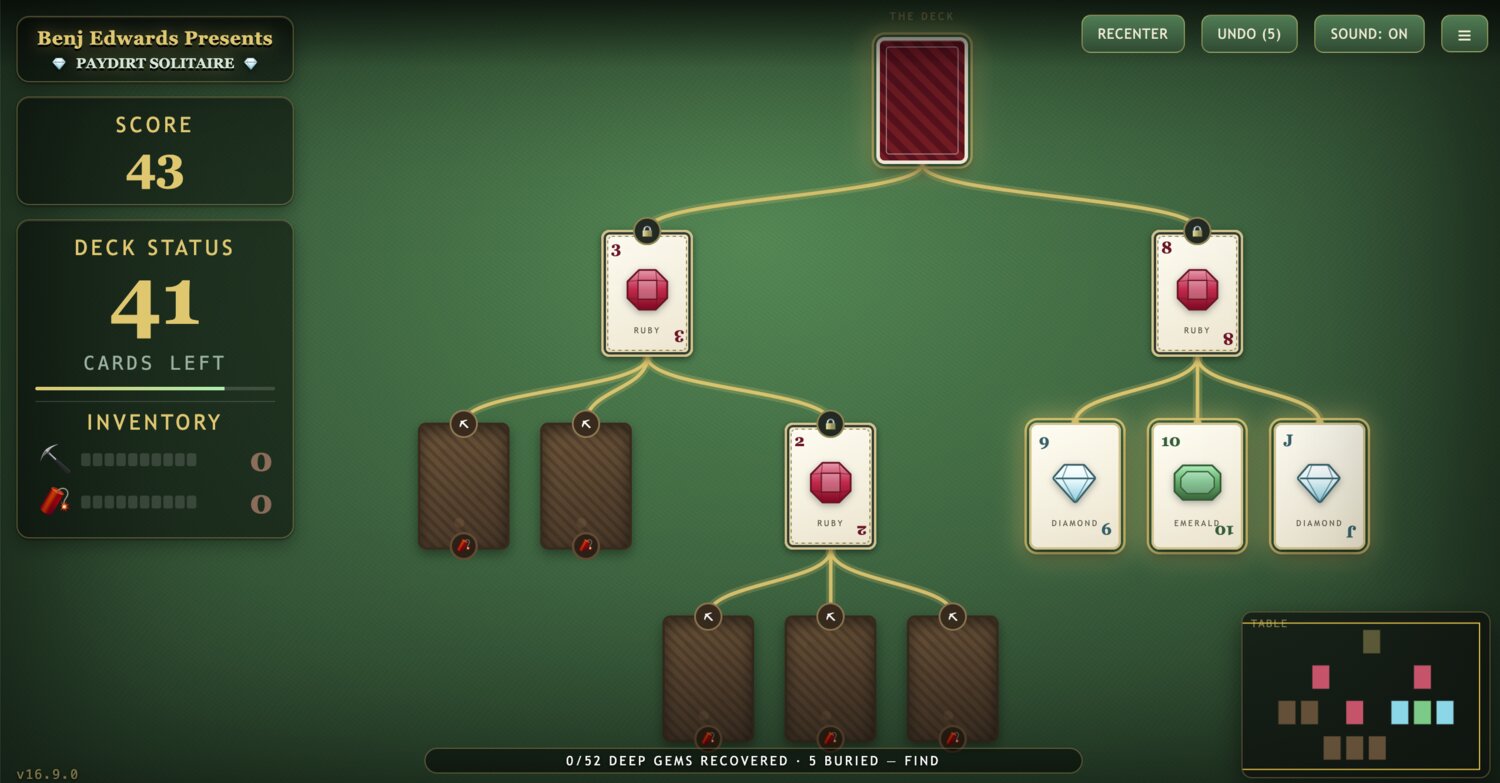 Paydirt Solitaire