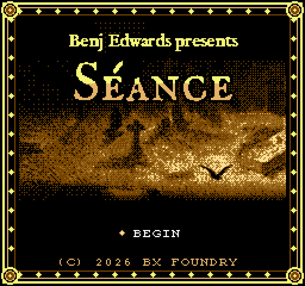Séance title screen