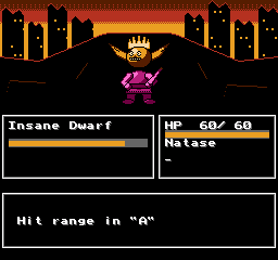 Action Combat against an Insane Dwarf